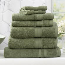 7 Piece Marisse Bamboo & Cotton Bathroom Towel Set